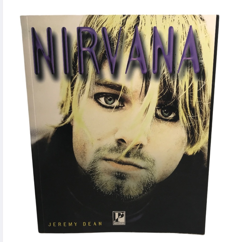 Vintage 1996 Nirvana Softcover Book By Jeremy Dean
